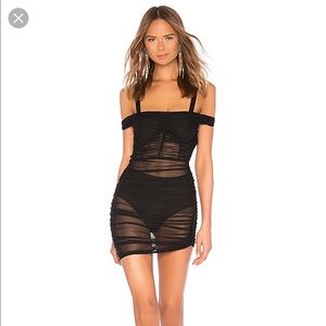 Lynx Ruched Dress by Danielle Guizio